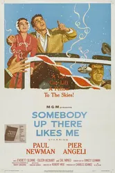 Кто-то там наверху любит меня 1956 постер