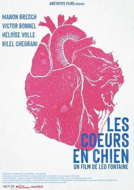 Постер Les coeurs en chien