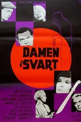 Damen i svart постер