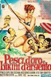 Золотые рыбки и серебряные бикини 1961 постер