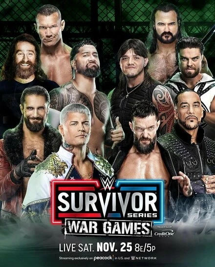 Постер WWE Survivor Series WarGames 2023