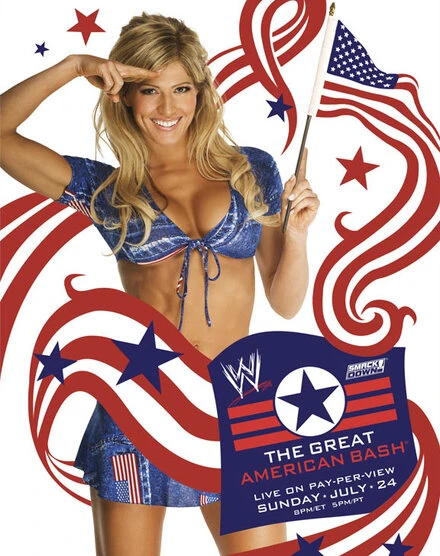 Постер WWE Мощный американский удар 2005