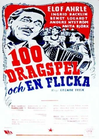 Постер 100 dragspel och en flicka