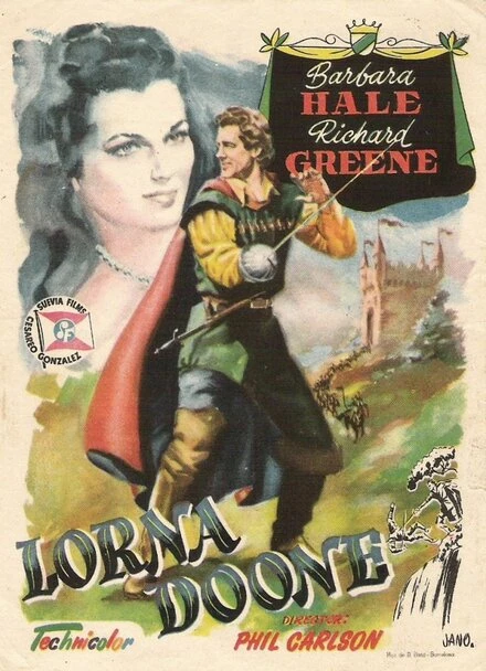 Постер Лорна Дун 1951