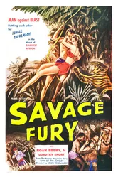 Savage Fury 1956 постер