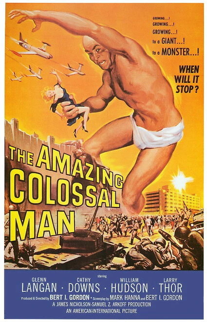 Постер Невероятно огромный человек 1957