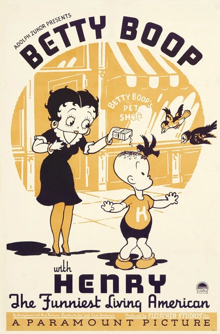 Постер Betty Boop with Henry the Funniest Living American