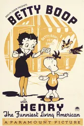 Betty Boop with Henry the Funniest Living American постер