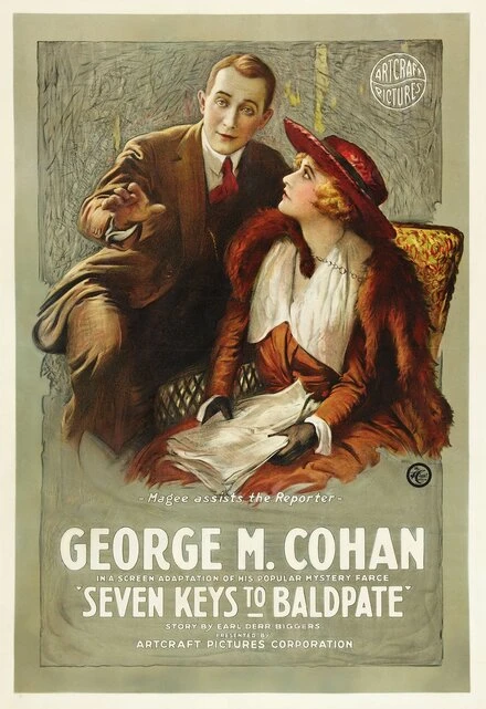Постер Seven Keys to Baldpate 1917