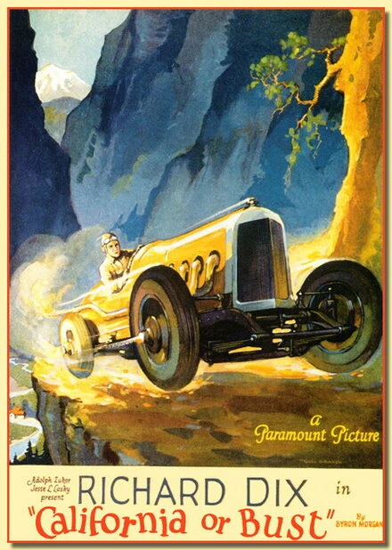 Постер California or Bust 1927