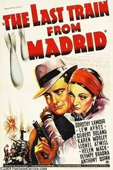 Последний поезд из Мадрида 1937 постер