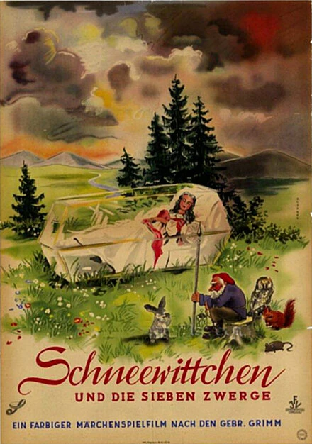 Постер Белоснежка и семь гномов 1955