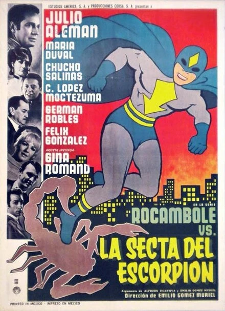 Постер Rocambole contra la secta del escorpión