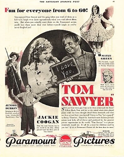 Постер Том Сойер 1930