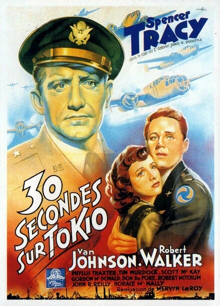 Постер Тридцать секунд над Токио 1944