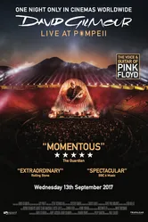 David Gilmour Live at Pompeii постер
