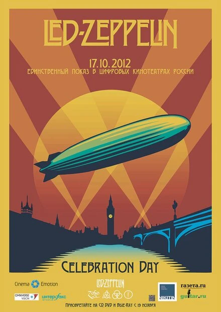 Постер Led Zeppelin «Celebration Day» 2012