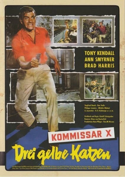 Постер Комиссар X: Три золотые кошки 1966
