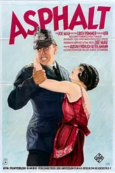 Асфальт 1929 постер