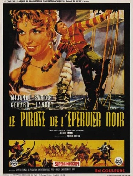 Постер Пират с «Чёрного Ястреба» 1958