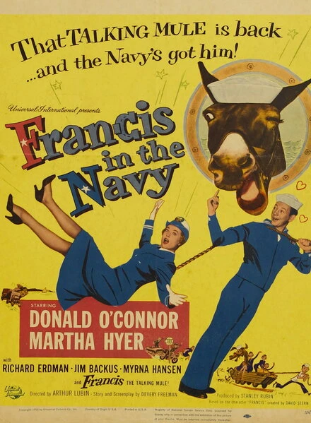 Постер Фрэнсис на флоте 1955