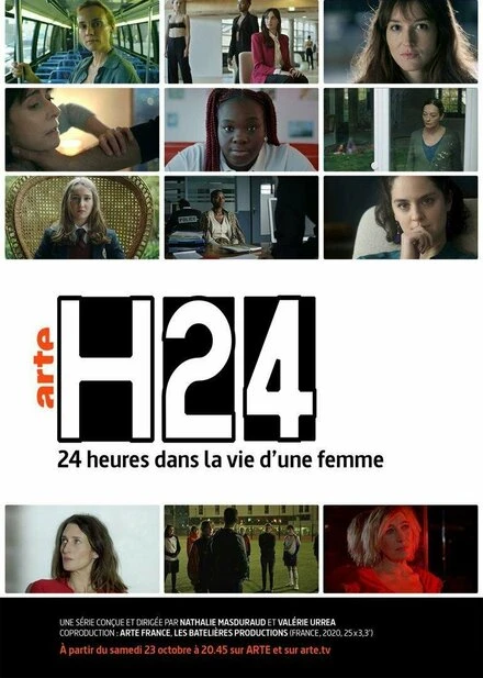 Постер H24, 24 h de la vie d'une femme