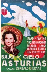 Bajo el cielo de Asturias постер