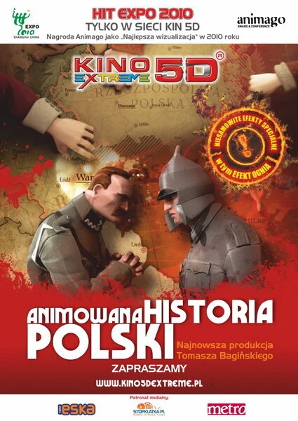 Постер Анимированная история Польши 2010