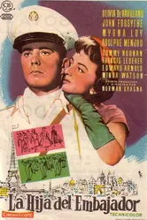 Дочь посла 1956 постер