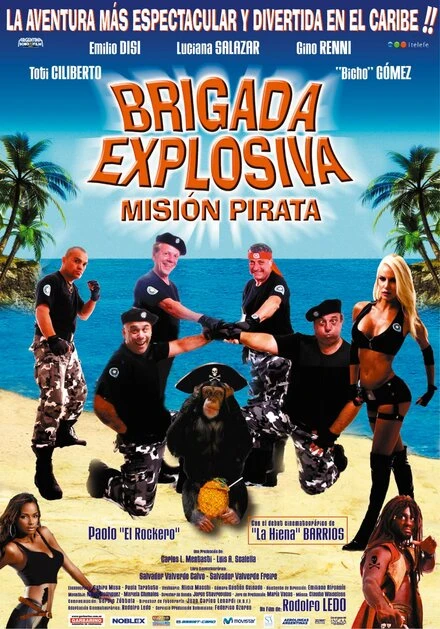 Постер Взрывоопасные бригады: Пиратские миссии 2008
