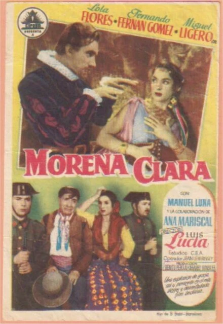Постер Смуглянка Клара 1954