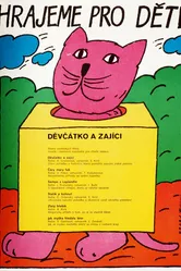 Девочка и зайцы 1985 постер