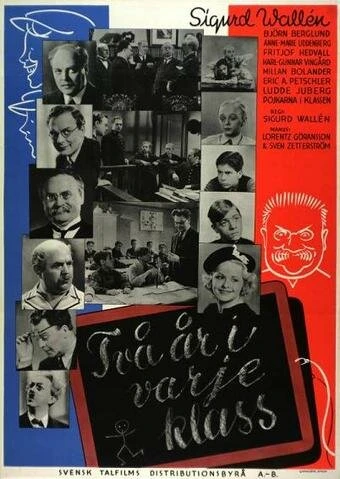 Постер Två år i varje klass