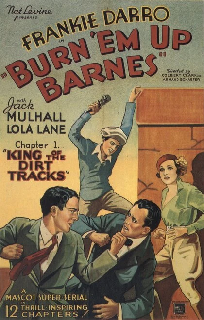 Постер Burn 'Em Up Barnes 1934, США