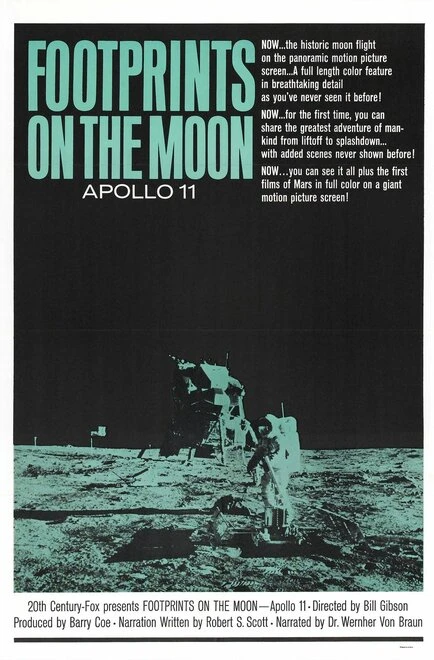 Постер Footprints on the Moon: Apollo 11