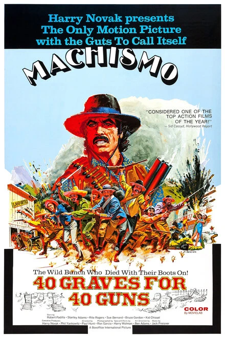 Постер Machismo: 40 Graves for 40 Guns