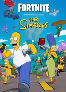 Fortnite x the Simpsons постер