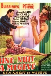 Ночь в Межеве 1953 постер
