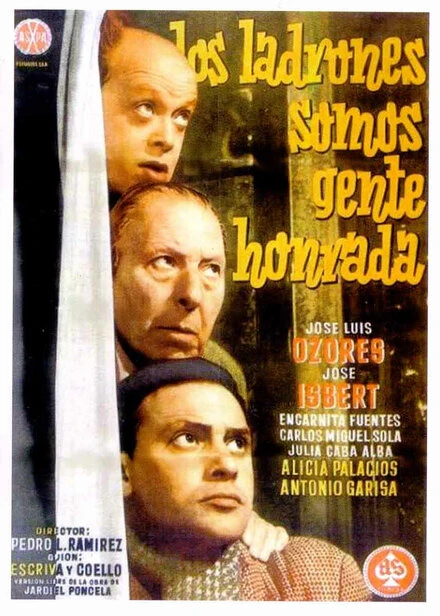Постер Los ladrones somos gente honrada 1956