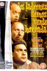 Los ladrones somos gente honrada 1956 постер