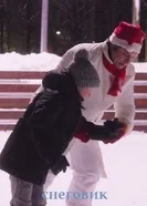 Снеговик постер