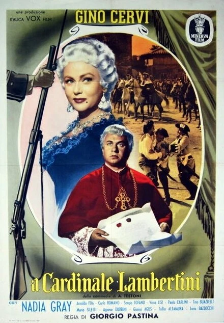 Постер Il cardinale Lambertini 1954