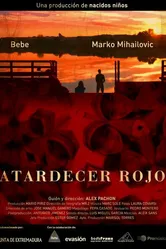 Atardecer rojo постер
