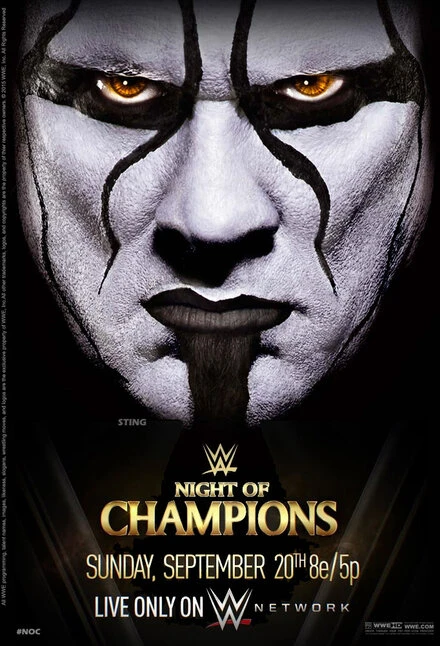 Постер WWE Ночь чемпионов 2015