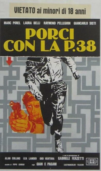 Постер Свиньи с P.38 1978