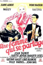Une femme qui se partage постер