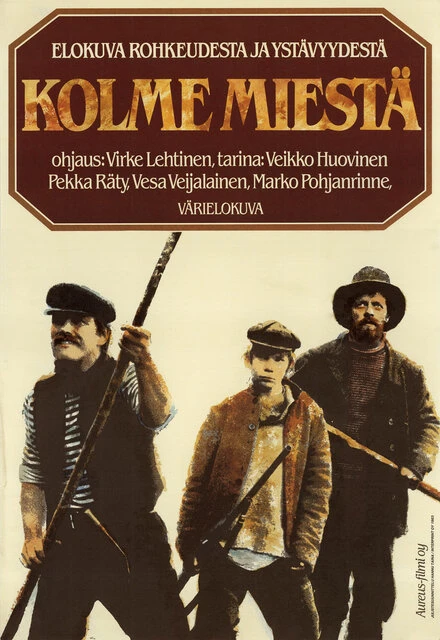 Постер Kolme miestä