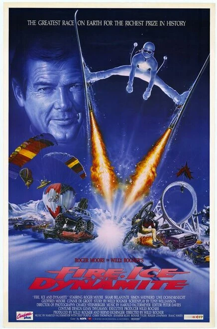 Постер Огонь, лёд и динамит 1990
