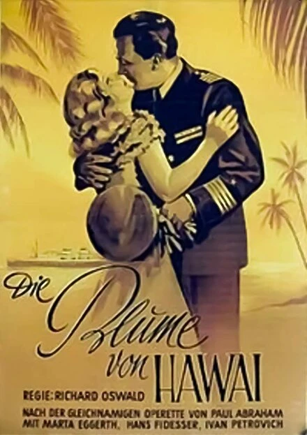 Постер Die Blume von Hawaii