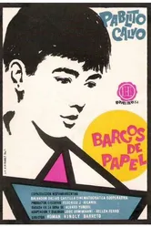 Barcos de papel постер